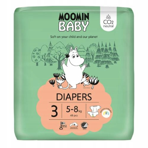 Muumi Mumin Babywindeln Größe 3 48 Stk.