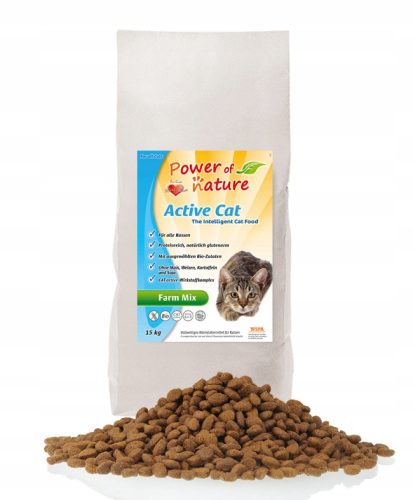  POWER of NATURE Aktiver Katzenfarm-Mix 2 kg