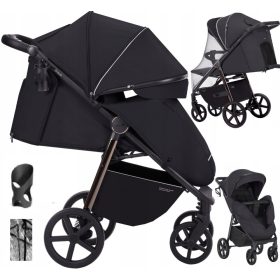    Bravo 2023 CRL-5515 Jet Black Kinderwagen + 2 weitere Produkte