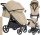  CARRELLO Bravo SL Sand Beige Kinderwagen + Regenschutz für Caretero Kinderwagen
