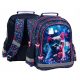  Derform-Schulrucksack mit mehreren Fächern Lilatöne, Blautöne, Rosatöne, Mehrfarbig 18 l