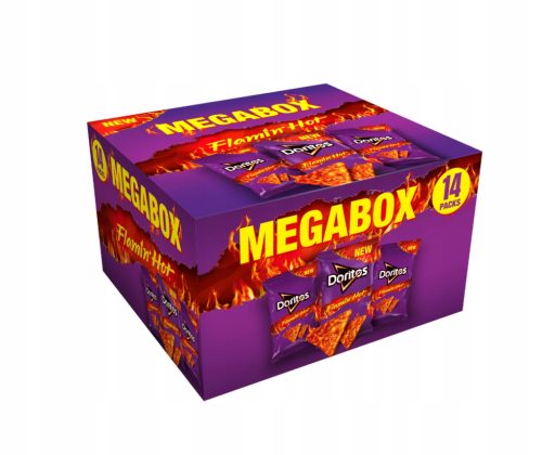 14x Doritos Flamin' Hot – Scharfe Maischips für Liebhaber intensiver Aromen