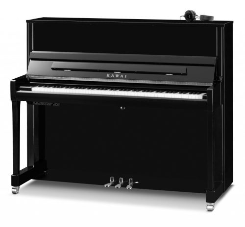 Kawai K 300 Piano, glänzendes Schwarz + Chrom + ATX4-System