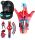  SPIDER MAN WEB LAUNCHER HANDSCHUH 3 DARTS LEUCHTENDE MASKE