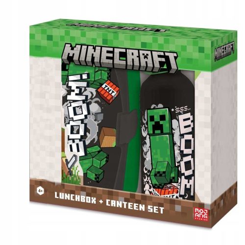  Kinder Euroswan Minecraft Wasserflasche und Lunchset 500 ml