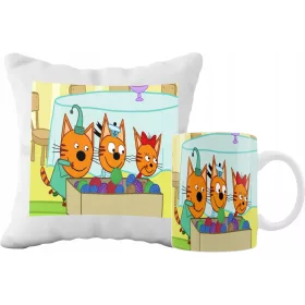    BECHER- UND KISSENSET CAT-O-CIES FAIRYTALES GESCHENKIDEENMUSTER FÜR KINDER