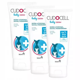   Cudocell Baby Derm Emulsion für Gesicht und Körper - Für trockene, atopische Haut 180 ml