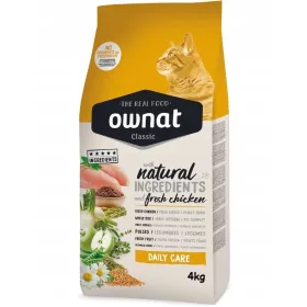    Ownat Cat Daily Care 4 kg mit Huhn Daily Trockenfutter für Katzen