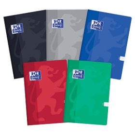  Kariertes Oxford-Notizbuch im A4-Format mit 96 Blatt