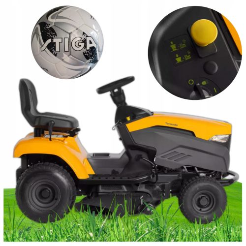  Stiga Tornado 398 M Gartentraktor + Stiga Xtra Primo Fußball