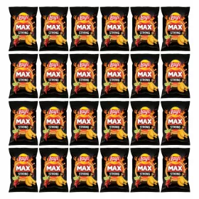   24x Lay's Max Strong Chips mit scharfem Chilli und Limettengeschmack, 120 g