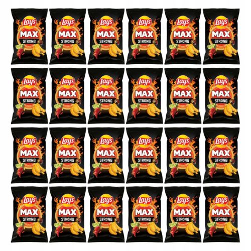 24x Lay's Max Strong Chips mit scharfem Chilli und Limettengeschmack, 120 g