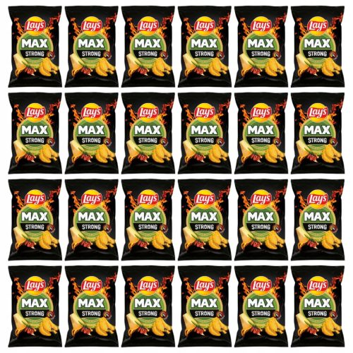 24er Pack Lay's Max Strong Chips mit Käse- und Cayennepfeffer-Geschmack, 120 g