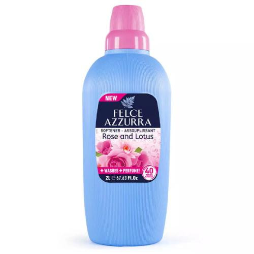  Felce Azzurra Weichspüler Rose und Lotusblume, 2 l, 40 Wäschen