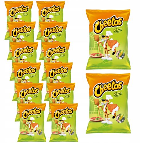 14er-Pack Cheetos Mais-Snacks mit Pizza-Geschmack, 160 g - Perfekt für jeden Anlass