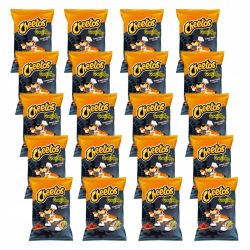 20x Cheetos Crunchos Sweet Chilli – Genießen Sie den knackigen Mais-Snack!