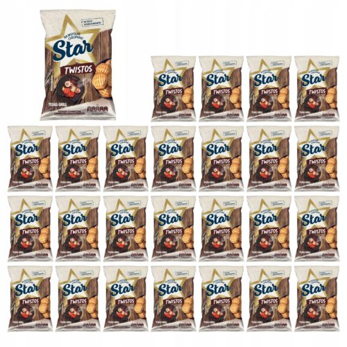 26x Star Twistos Grillgemüse Geschmack 70 g – Knusprige Kartoffelsnacks