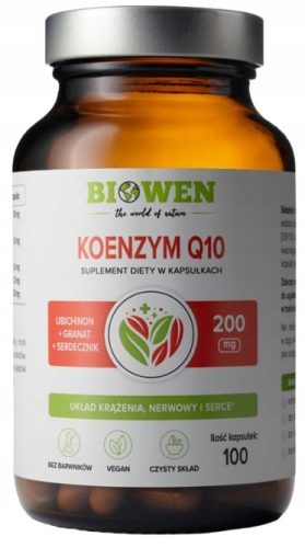 Biowen Vegan Koenzym Q10 100 mg - Unterstützt Herz und Energie, 100 vegane Kapseln
