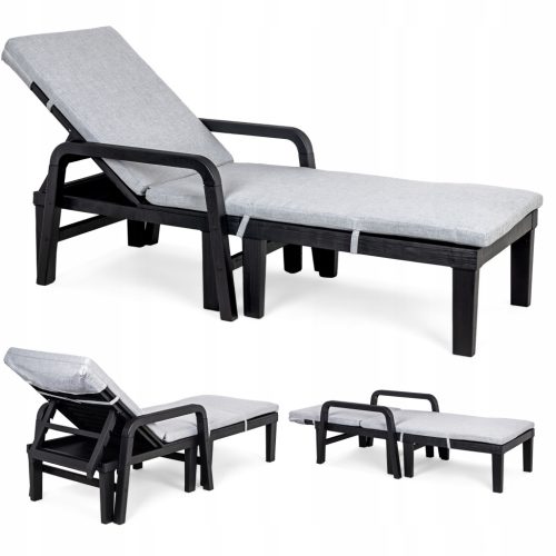 SAPPHIRE VITO Garten-Schreibtischstuhl-Kissen, 190 x 60 cm, dicke Strandmatratze