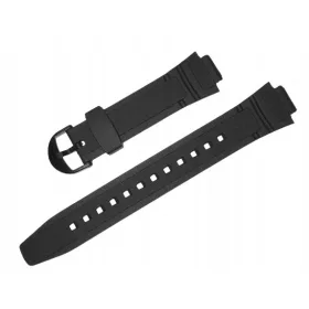    SCHWARZES GUMMI-UHRENARMBAND FÜR CASIO AQ-180 W-213 + TELESKOPE
