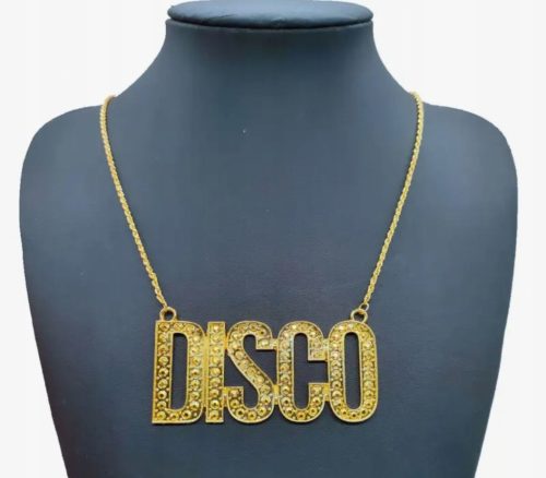  Halskettenanhänger mit der Aufschrift Disco Gift