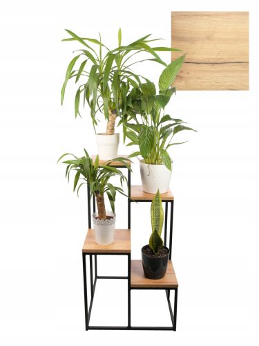  Loft-Blumenständer 65 cm aus Metall