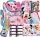  6-IN-1-SCHULRUCKSACK, MINNIE-MAUS-BLEISTIFT-ETUI, TASCHE, DERFORM-AUFKLEBER
