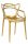  King Home LUXO Stuhl, goldenes ABS, bequemes Material