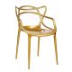  King Home LUXO Stuhl, goldenes ABS, bequemes Material