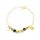  Goldarmband mit Herz und 585 Kugeln 14k + BOX