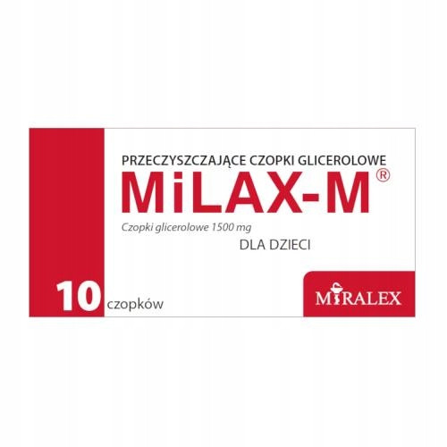  Milax-M 1500 mg, Glycerinzäpfchen für Kinder, 10 Stück