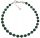  925 SILBER SILBERARMBAND, VERZIERT MIT MALACHIT-MALACHIT