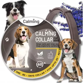    Beruhigendes Hundehalsband mit Pheromonen, 63 cm, Anti-Stress, 60 Tage Wirkung