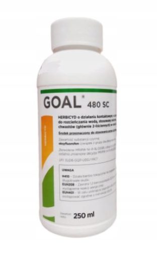 Effektives Herbizid Goal 480 SC für Zwiebeln und Kohlgemüse - 0,25L