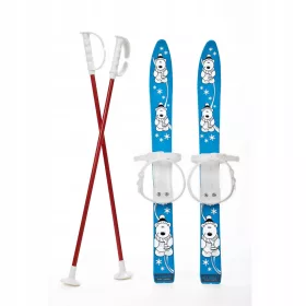  Kinderski mit Stöcken MASTER 70cm Blau