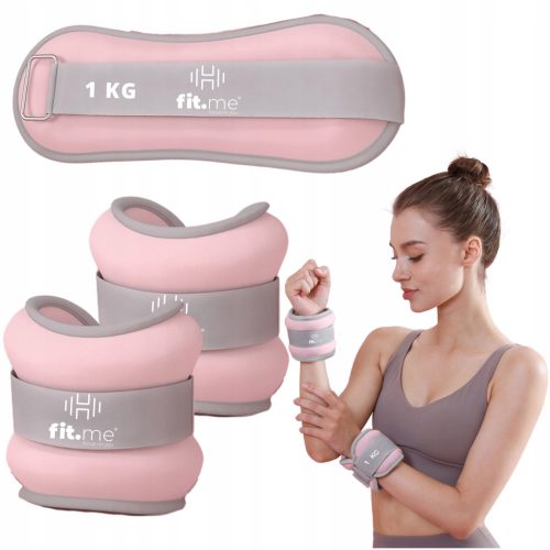  GEWICHTE GEWICHTE FÜR KNÖCHEL HANDGELENKE HÄNDE BEINE 2x1KG FIT.ME GEWICHTE