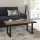  Forte HAYATO Couchtisch, rechteckig, 110 x 60 x 45 cm, schwarz
