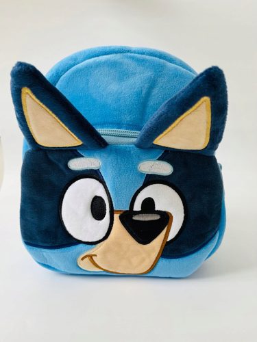  Blauer 3D-Plüschrucksack