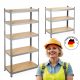  Malatec Lagerregal aus Metall, 180 x 90 x 40 cm, max. 175 kg pro Regal