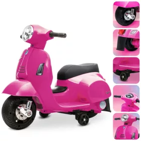  Batteriebetriebener Kinder-Rutschroller Vespa, Fuchsia