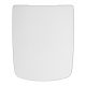  Geberit Selnova Square WC-Sitz, weißer Duroplast