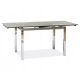  Rechteckiger ausziehbarer Tisch Signal Tables 110 x 74 x 75 cm aus Metall