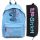 RUCKSACK-SET, blau, SCHWARZES PENCINER-ETUI, Geschenk für ein Kind LILO STICH NIKE