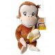  Neugieriger George: George, das Affenmaskottchen mit einer Banane