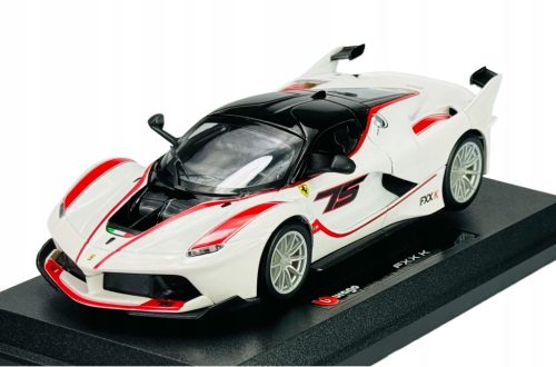  BBURAGO FERRARI FXX K WEISS 1:24 NEUES METALLMODELL 26301