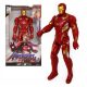  GROSSE BEWEGLICHE IRONMAN-FIGUR 30 CM KLANGLICHT