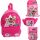  LOL Surprise Undercover Kindergartenrucksack mit einem Fach für Mädchen. Rosatöne, mehrfarbig