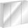  HAVANA WEISS 84-80 – Schrank mit 3D-Spiegel – 80 cm