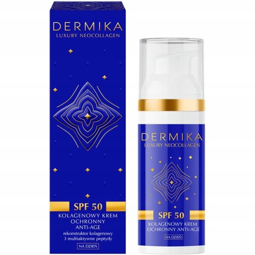  UV-Schutz-Gesichtscreme Dermika Luxury Neocollagen 50 SPF für den Tag 50 ml