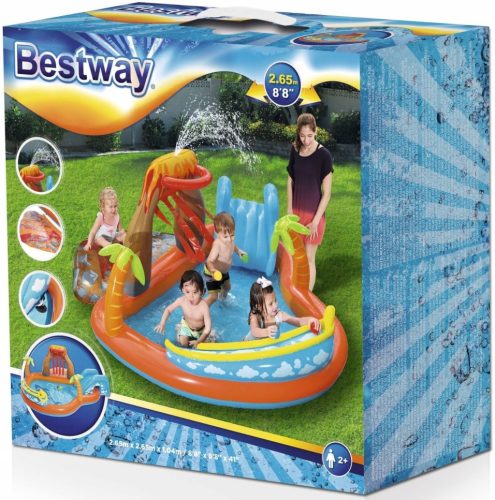  Bestway runder aufblasbarer Pool 265 x 265 cm